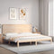 vidaXL Bed Frame without Mattress Super King Size Solid Wood Pine