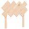 vidaXL Bed Frame without Mattress Single Solid Wood Pine