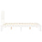 vidaXL Bed Frame without Mattress White 120x200 cm Solid Wood Pine