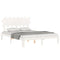 vidaXL Bed Frame without Mattress White 140x200 cm Solid Wood Pine