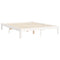 vidaXL Bed Frame without Mattress White 140x200 cm Solid Wood Pine