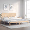 vidaXL Bed Frame without Mattress Super King Size Solid Wood Pine