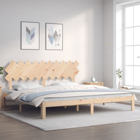 vidaXL Bed Frame without Mattress 200x200 cm Solid Wood Pine