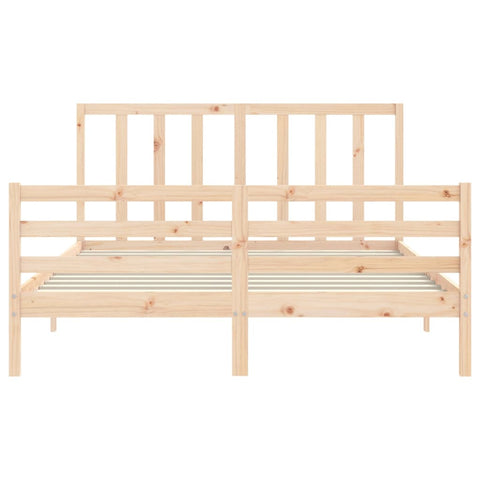 vidaXL Bed Frame without Mattress 160x200 cm Solid Wood Pine