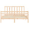vidaXL Bed Frame without Mattress 160x200 cm Solid Wood Pine