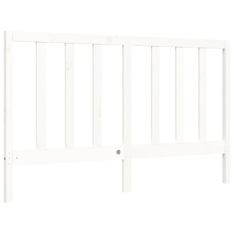 vidaXL Bed Frame without Mattress White 160x200 cm Solid Wood Pine