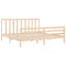 vidaXL Bed Frame without Mattress 200x200 cm Solid Wood Pine