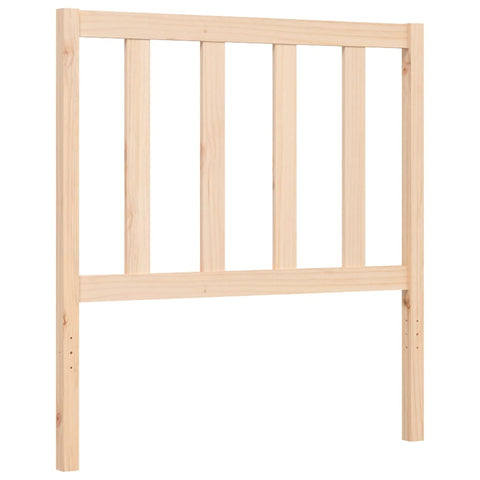 vidaXL Bed Frame without Mattress Single Solid Wood Pine