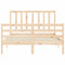 vidaXL Bed Frame without Mattress 120x200 cm Solid Wood Pine