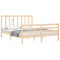 vidaXL Bed Frame without Mattress 160x200 cm Solid Wood Pine