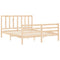vidaXL Bed Frame without Mattress 160x200 cm Solid Wood Pine