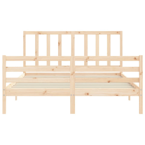 vidaXL Bed Frame without Mattress 160x200 cm Solid Wood Pine