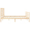vidaXL Bed Frame without Mattress 160x200 cm Solid Wood Pine