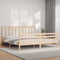 vidaXL Bed Frame without Mattress 200x200 cm Solid Wood Pine