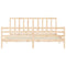 vidaXL Bed Frame without Mattress 200x200 cm Solid Wood Pine