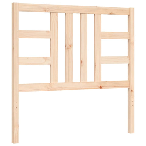 vidaXL Bed Frame without Mattress Single Solid Wood Pine