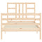 vidaXL Bed Frame without Mattress 100x200 cm Solid Wood Pine