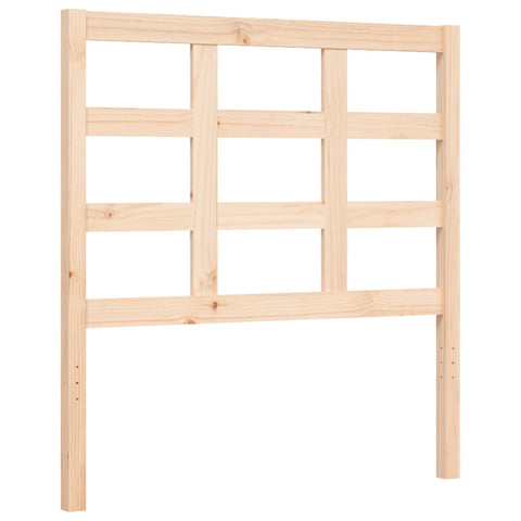 vidaXL Bed Frame without Mattress Small Single Solid Wood