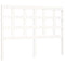 vidaXL Bed Frame without Mattress White Double Solid Wood