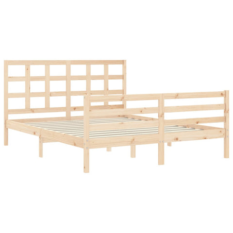 vidaXL Bed Frame without Mattress 160x200 cm Solid Wood