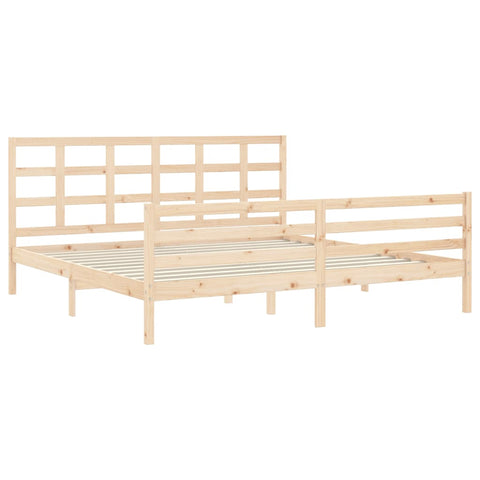 vidaXL Bed Frame without Mattress 200x200 cm Solid Wood