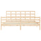 vidaXL Bed Frame without Mattress 200x200 cm Solid Wood