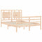 vidaXL Bed Frame without Mattress Small Double Solid Wood