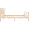 vidaXL Bed Frame without Mattress Super King Size Solid Wood