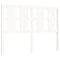 vidaXL Bed Frame without Mattress White Small Double Solid Wood