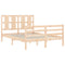 vidaXL Bed Frame without Mattress 140x190 cm Solid Wood