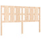 vidaXL Bed Frame without Mattress King Size Solid Wood