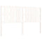 vidaXL Bed Frame without Mattress White 160x200 cm Solid Wood