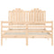vidaXL Bed Frame without Mattress 140x190 cm Solid Wood