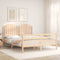 vidaXL Bed Frame without Mattress 160x200 cm Solid Wood