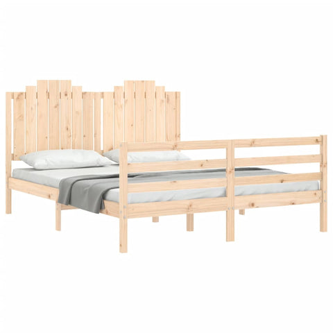 vidaXL Bed Frame without Mattress 160x200 cm Solid Wood