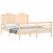 vidaXL Bed Frame without Mattress 160x200 cm Solid Wood