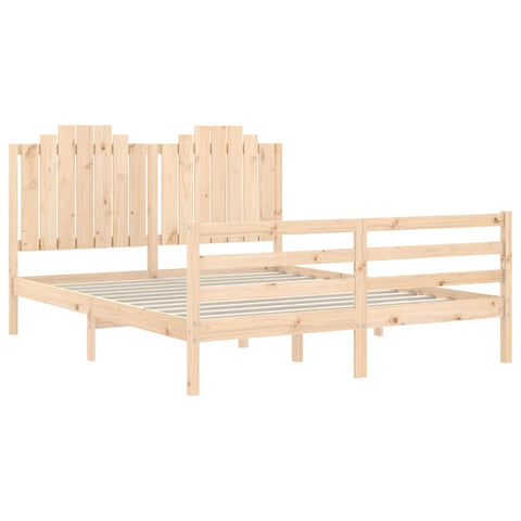 vidaXL Bed Frame without Mattress 160x200 cm Solid Wood