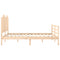 vidaXL Bed Frame without Mattress 160x200 cm Solid Wood