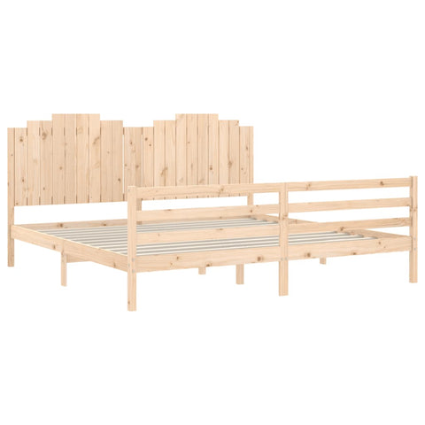 vidaXL Bed Frame without Mattress 200x200 cm Solid Wood