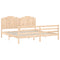 vidaXL Bed Frame without Mattress 200x200 cm Solid Wood