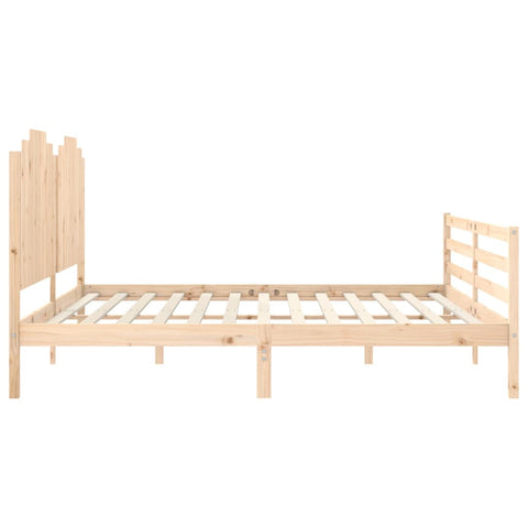 vidaXL Bed Frame without Mattress 200x200 cm Solid Wood