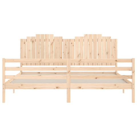 vidaXL Bed Frame without Mattress 200x200 cm Solid Wood