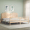 vidaXL Bed Frame without Mattress 200x200 cm Solid Wood