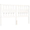 vidaXL Bed Frame without Mattress White 160x200 cm Solid Wood