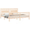 vidaXL Bed Frame without Mattress 200x200 cm Solid Wood