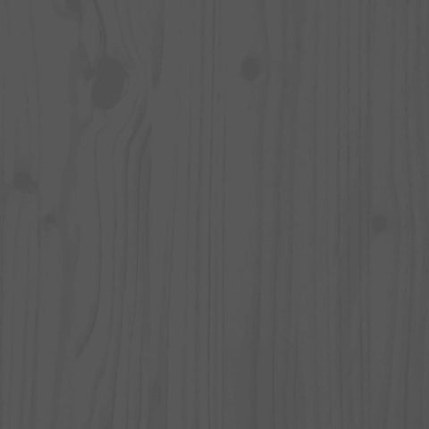 vidaXL Bed Frame without Mattress Grey 200x200 cm Solid Wood