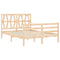vidaXL Bed Frame without Mattress Small Double Solid Wood