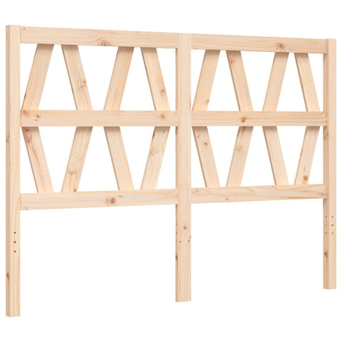 vidaXL Bed Frame without Mattress Double Solid Wood