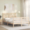 vidaXL Bed Frame without Mattress 140x190 cm Solid Wood