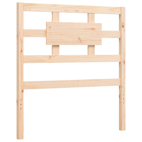 vidaXL Bed Frame without Mattress Single Solid Wood